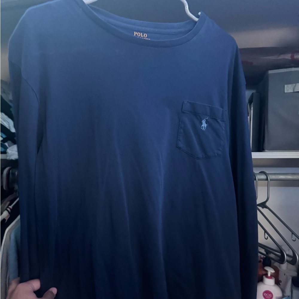 Polo by Ralph Lauren Blue Long Sleeve Tee